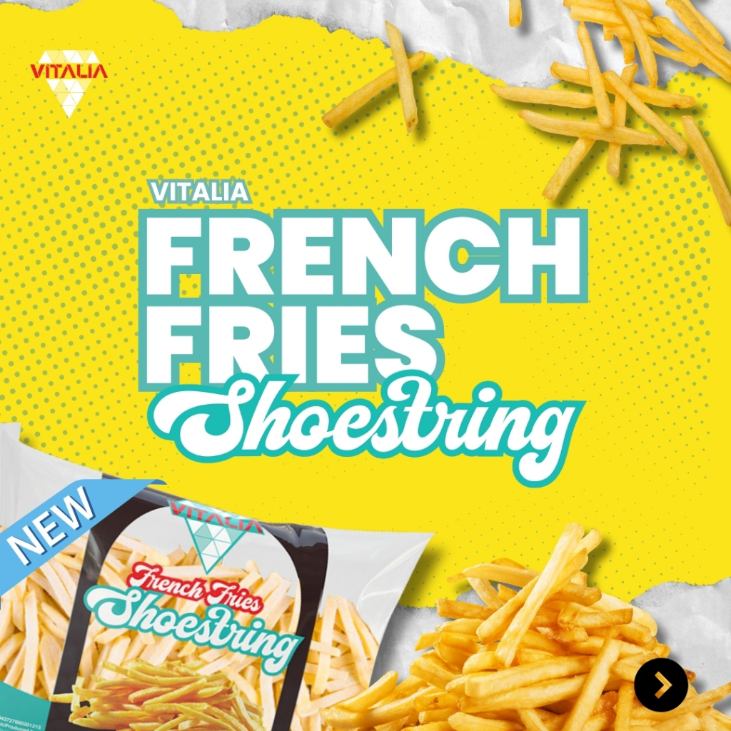 

Vitalia French Fries Shoestring ( Kentang Goreng Beku Shoestring ) 2kg
