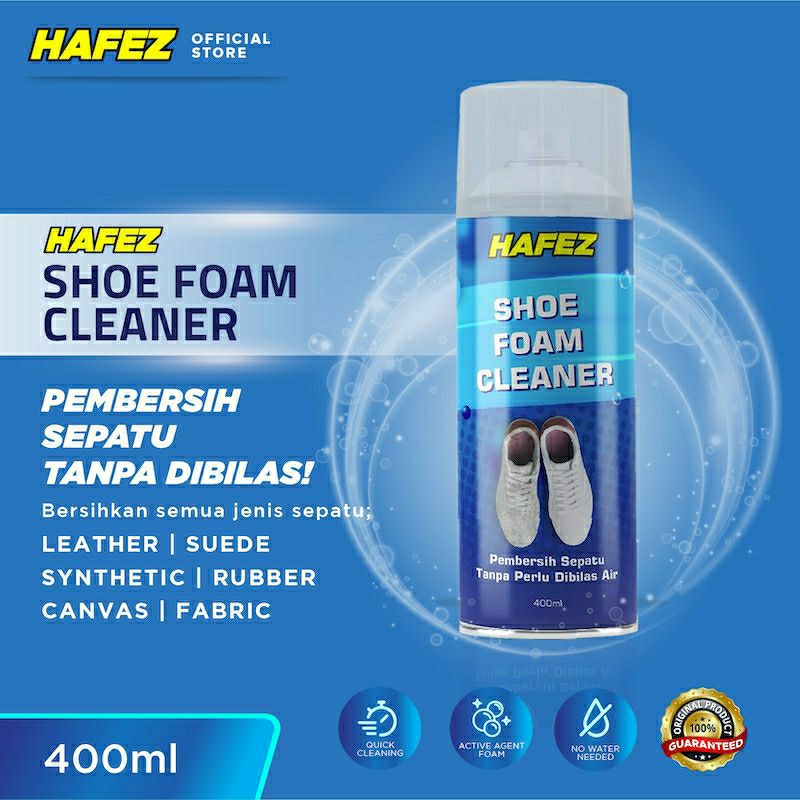 HAFEZ SHOE FOAM CLEANER 400ml HAFEZ PEMBERSIH SEPATU