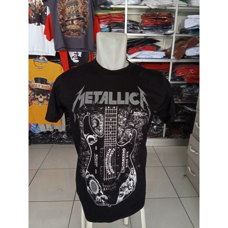 Kaos Metallica | Bahan 24s built up