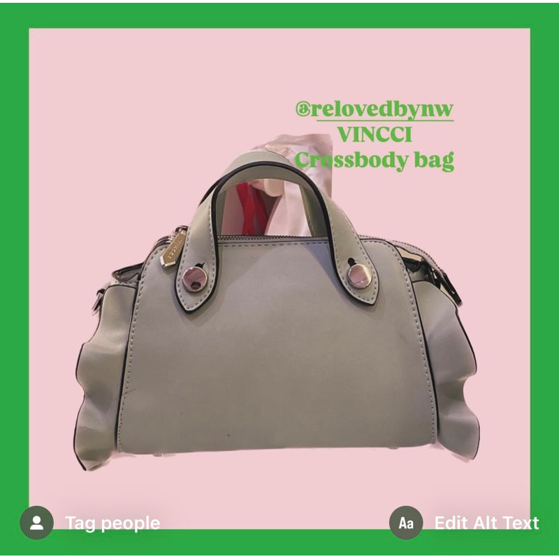 Original VINCCI mini bag warna mint