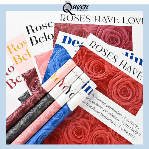 

20 LEMBAR Kertas Bunga Cellophane Paper Flower Wrap Buket 6164