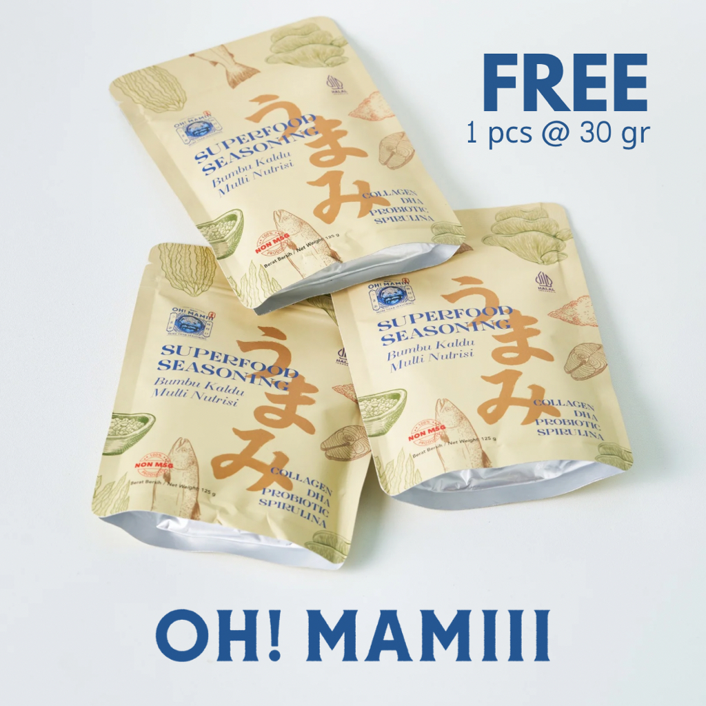 

(PACK OF 5 FREE 1 pcs @30 gr) Superfood Seasoning OH!MAMIIII