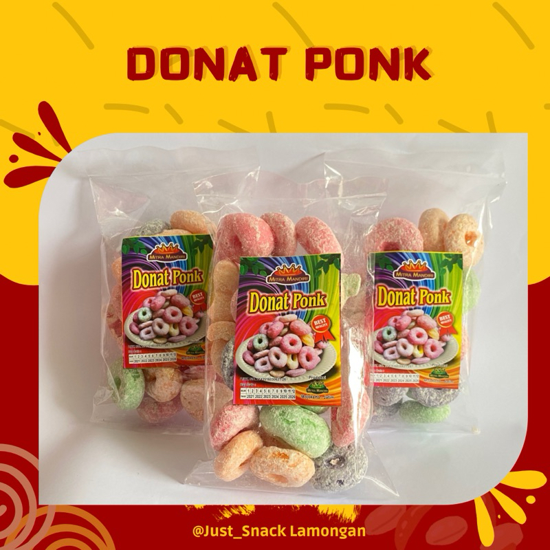 

Donat Ponk Makanan Kering Bola