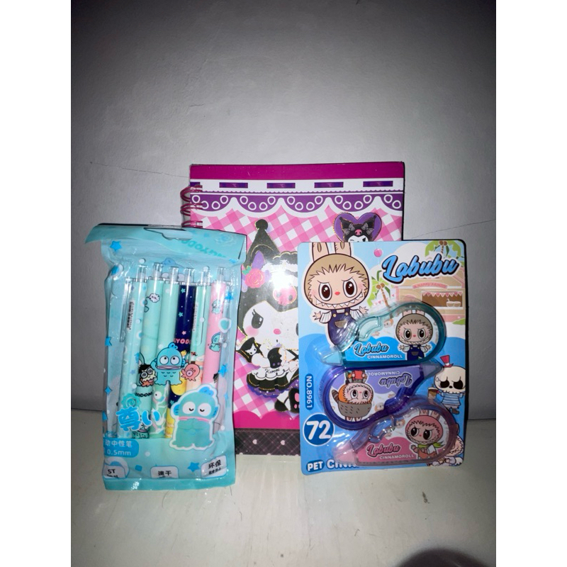 

ALAT TULIS MOTIF BEAR,LABUBU,CAT