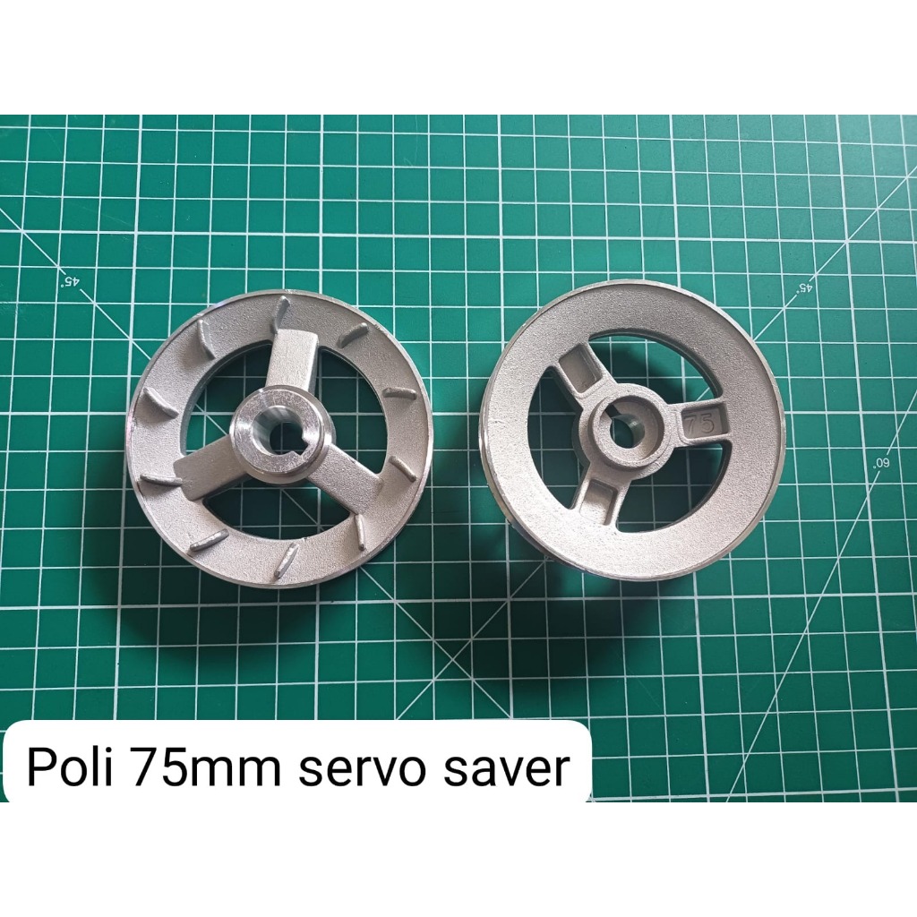 Pulley / Poli / Poly Dinamo Mesin Jahit Industri / Industrial / Dinamo Servo -75MM