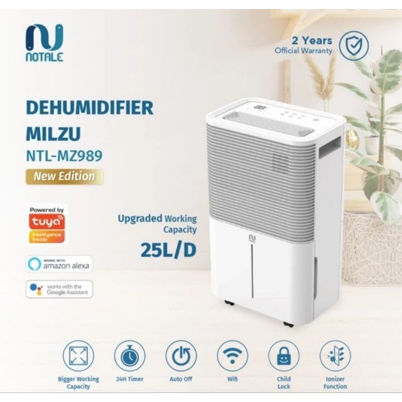 Notale Milzu Smart Dehumidifier 20L