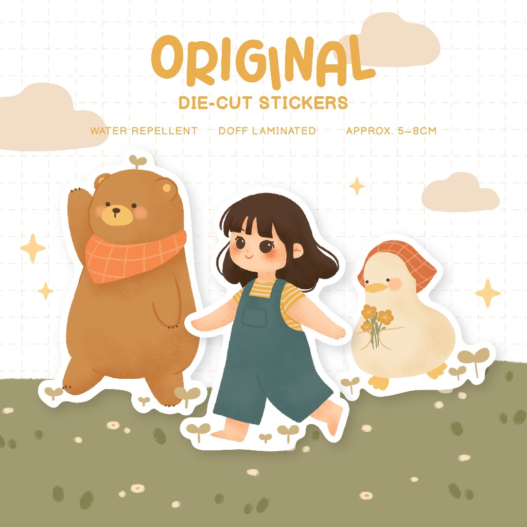 

[Happyselly] ORIGINAL Bundle - Diecut Stickers