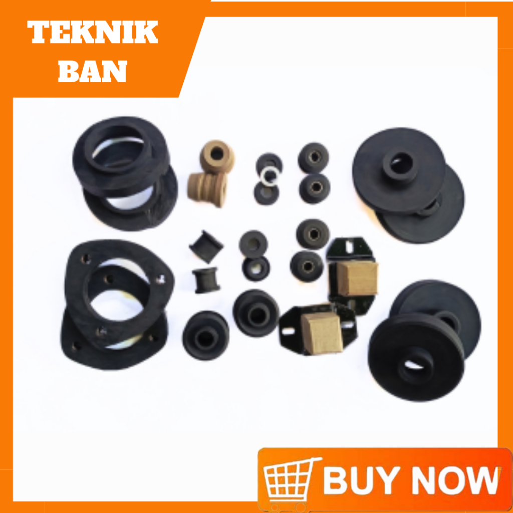 Karet Kaki-Kaki Mobil Modifikasi Avanza Xenia Rush dan Terios Bagian Depan Belakang 2 cm