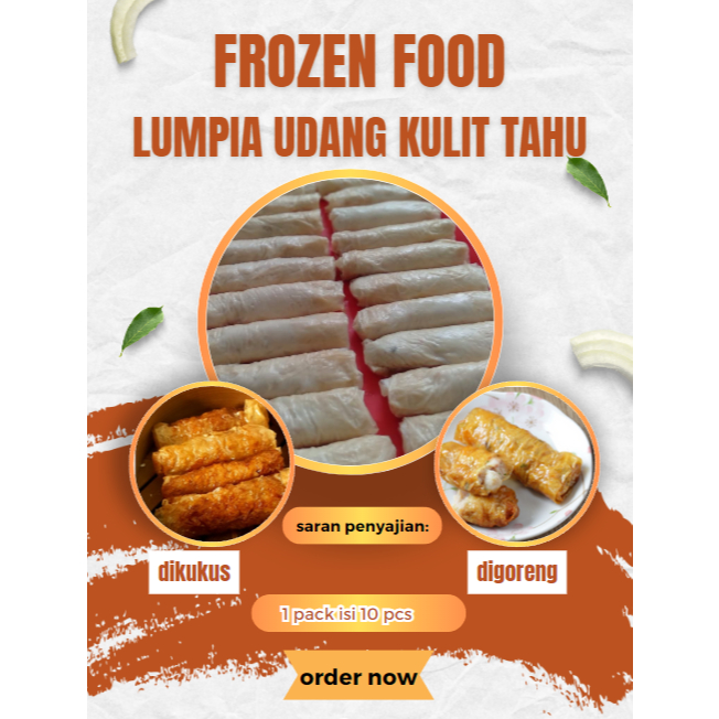 

Frozen Food Homemade Lumpia Udang kulit tahu