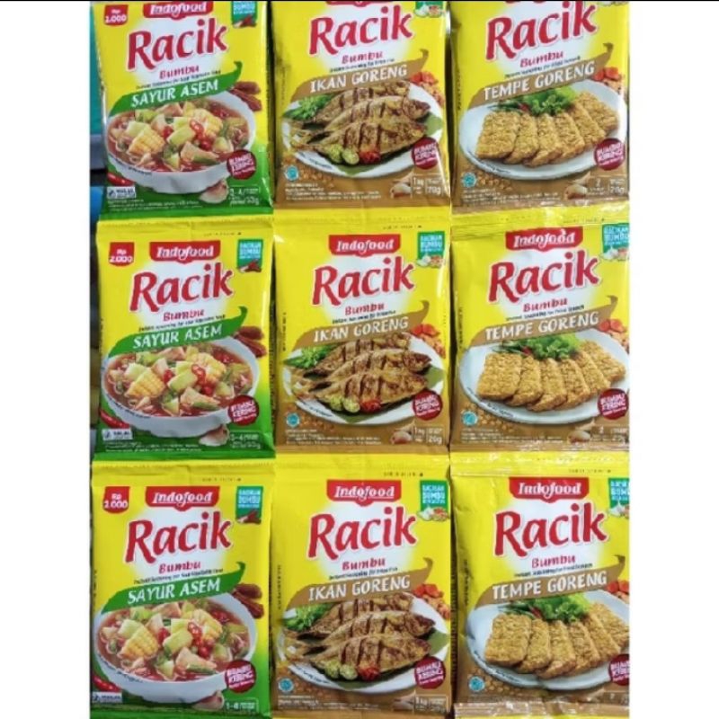 

Bumbu racik indofood 5pcs 5x20gram