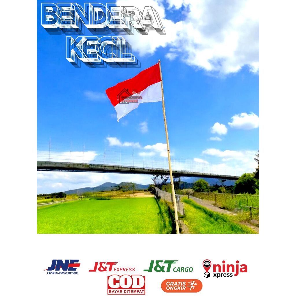 BENDERA MERAH PUTIH / BENDERA INDONESIA KECIL