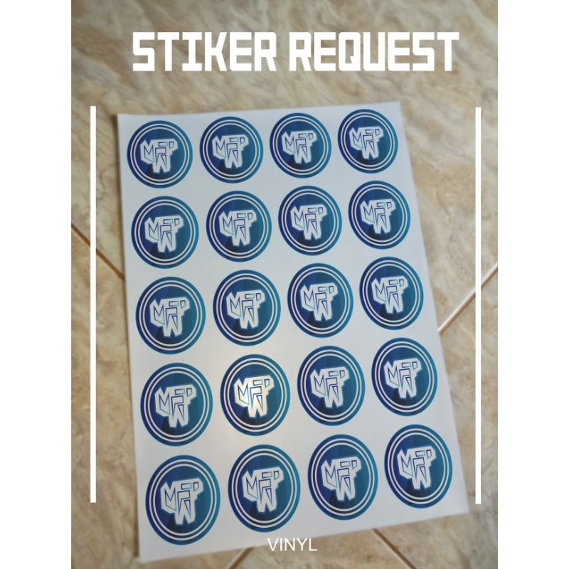 

STIKER REQUEST VINYL GLOSSY