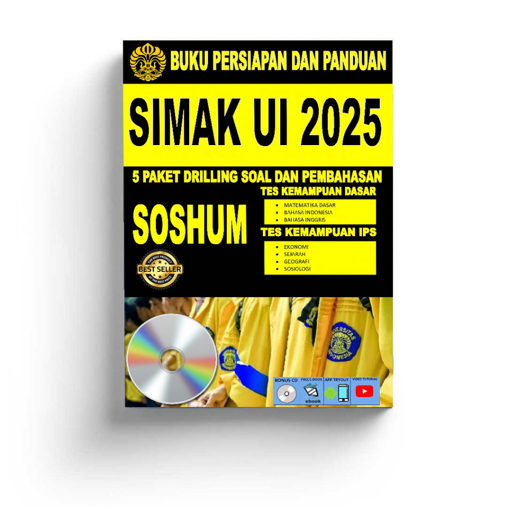 BUKU PANDUAN DAN PERSIAPAN SIMAK UI SOSHUM 2025 UJIAN MANDIRI