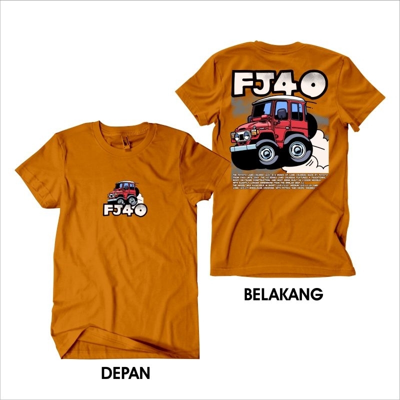 Kaos Mobil Toyota FJ40 Land Cruiser Kaos Fj40 otomotif 4x4 toyota