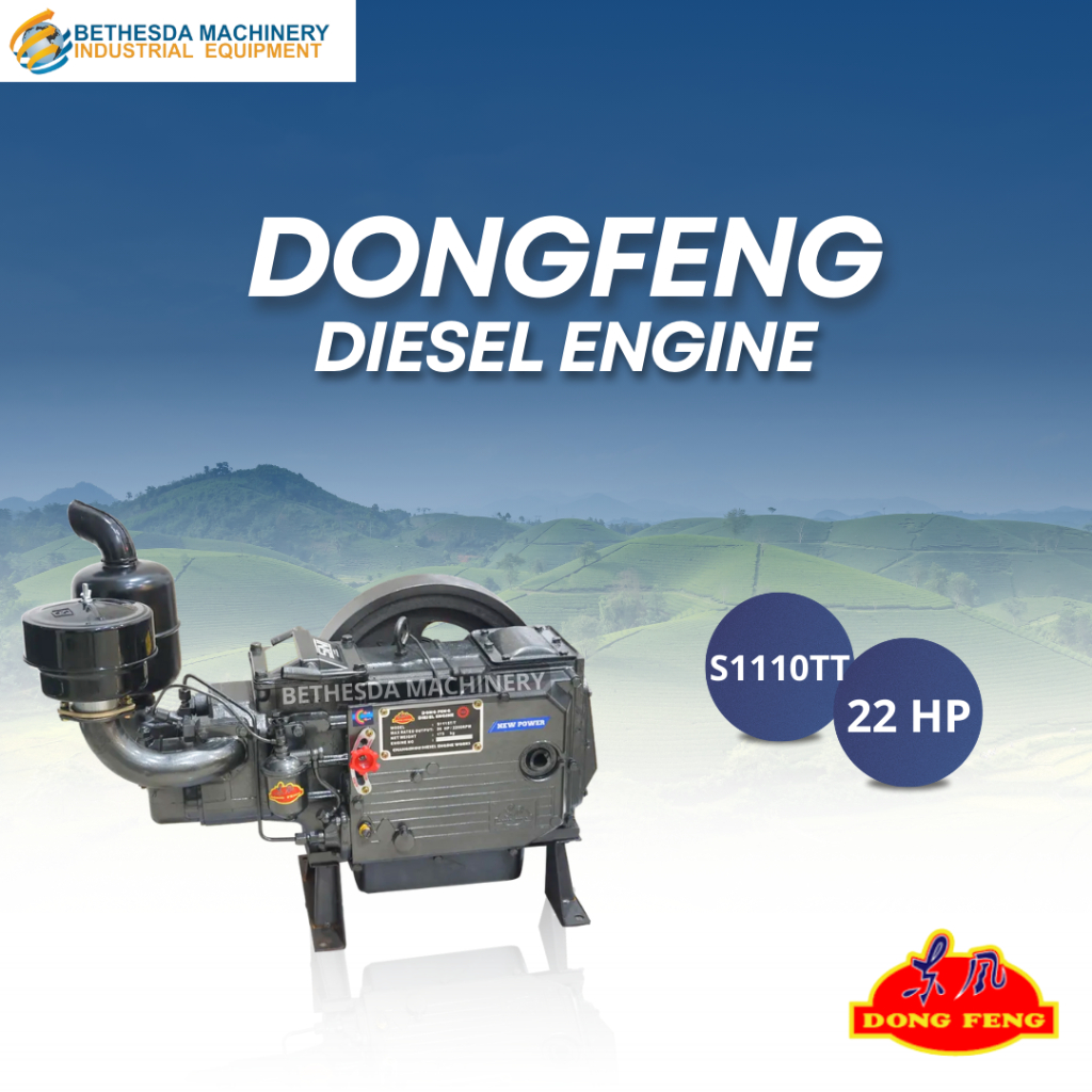 Dongfeng Diesel Penggerak 22 HP S 1110 tt Diesel 22 PK