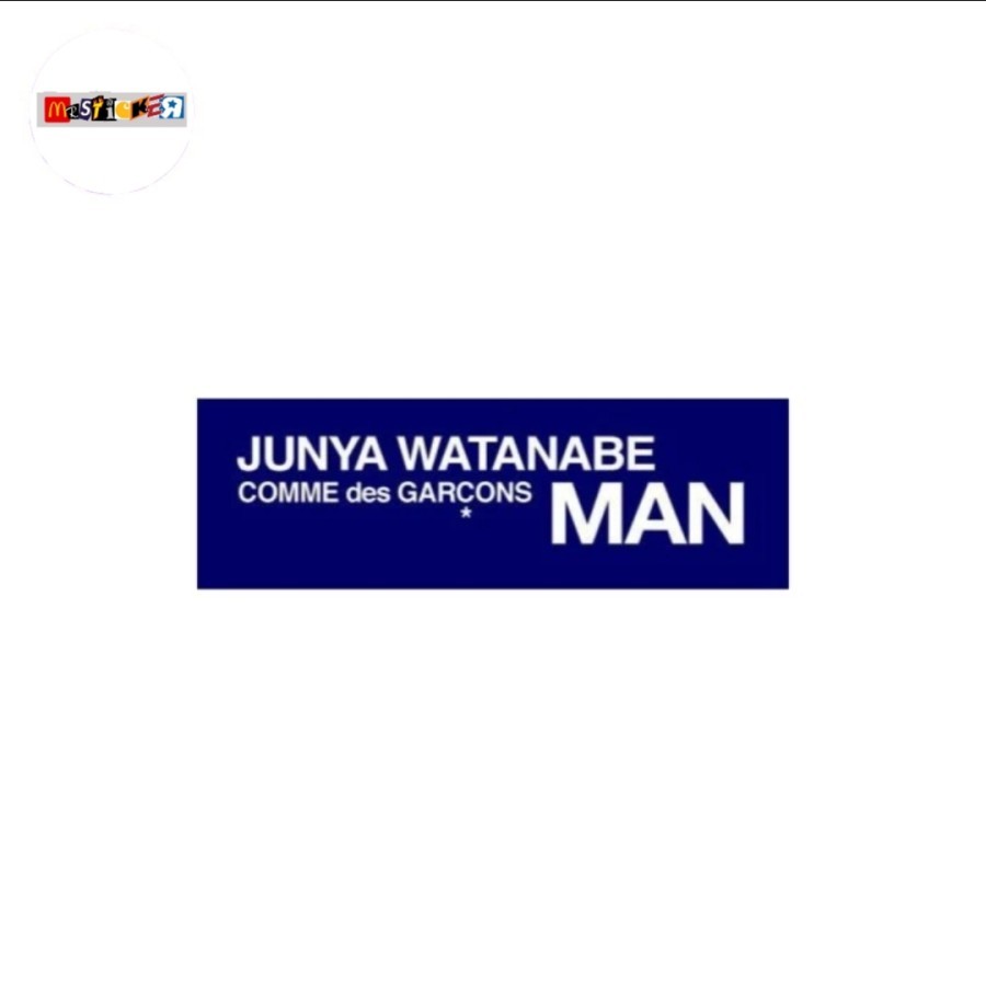 

sticker Junya Watanabe Comme Des Garcons Man logo stiker streetwear designer Japan