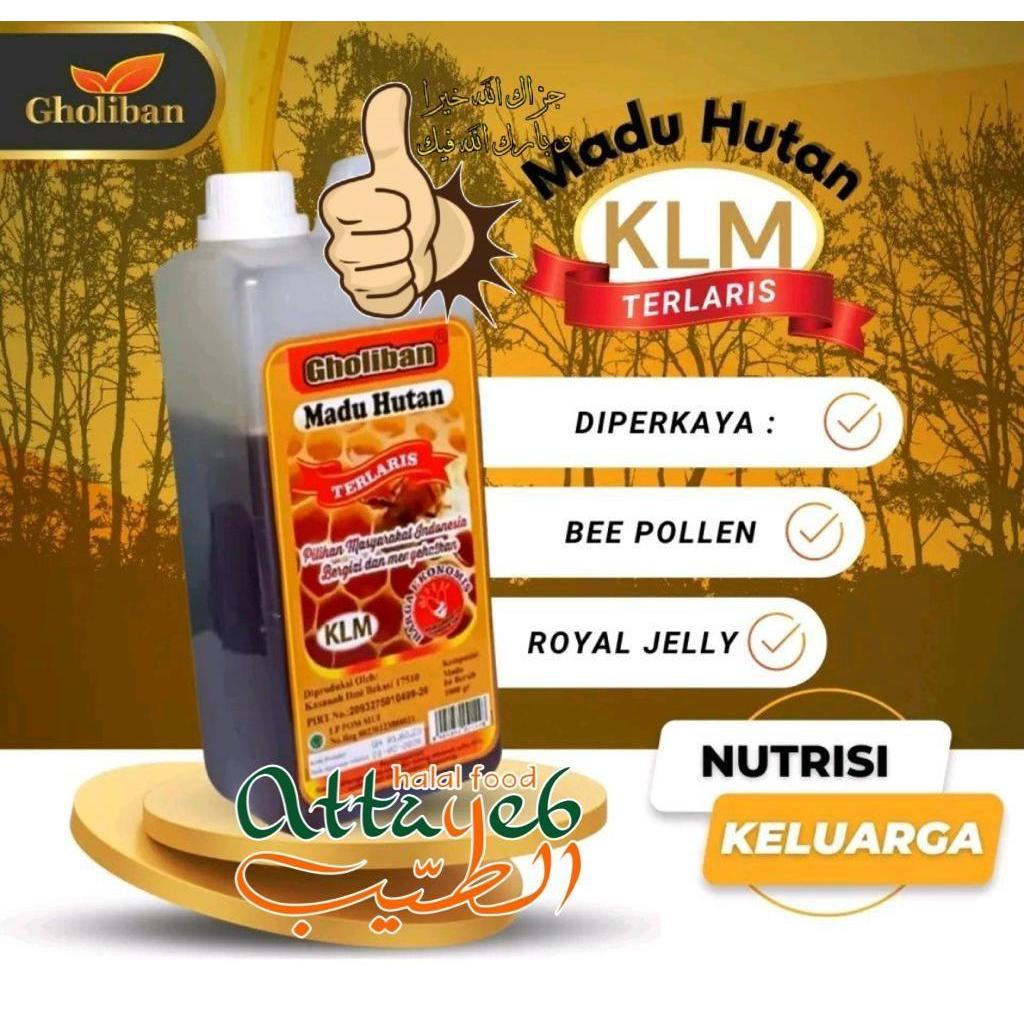 

Madu Hutan Gholiban 1kg 500gr Madu Kalimantan Mengandung Beepollen Royal Jelly Randu 1kg