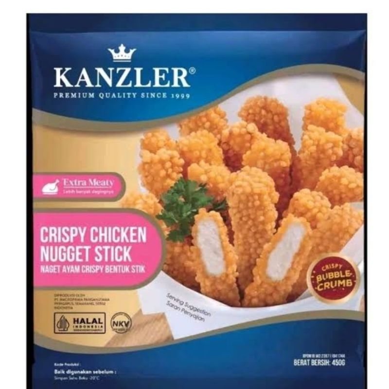 

kanzler crispy chicken nugget stick 450 gr