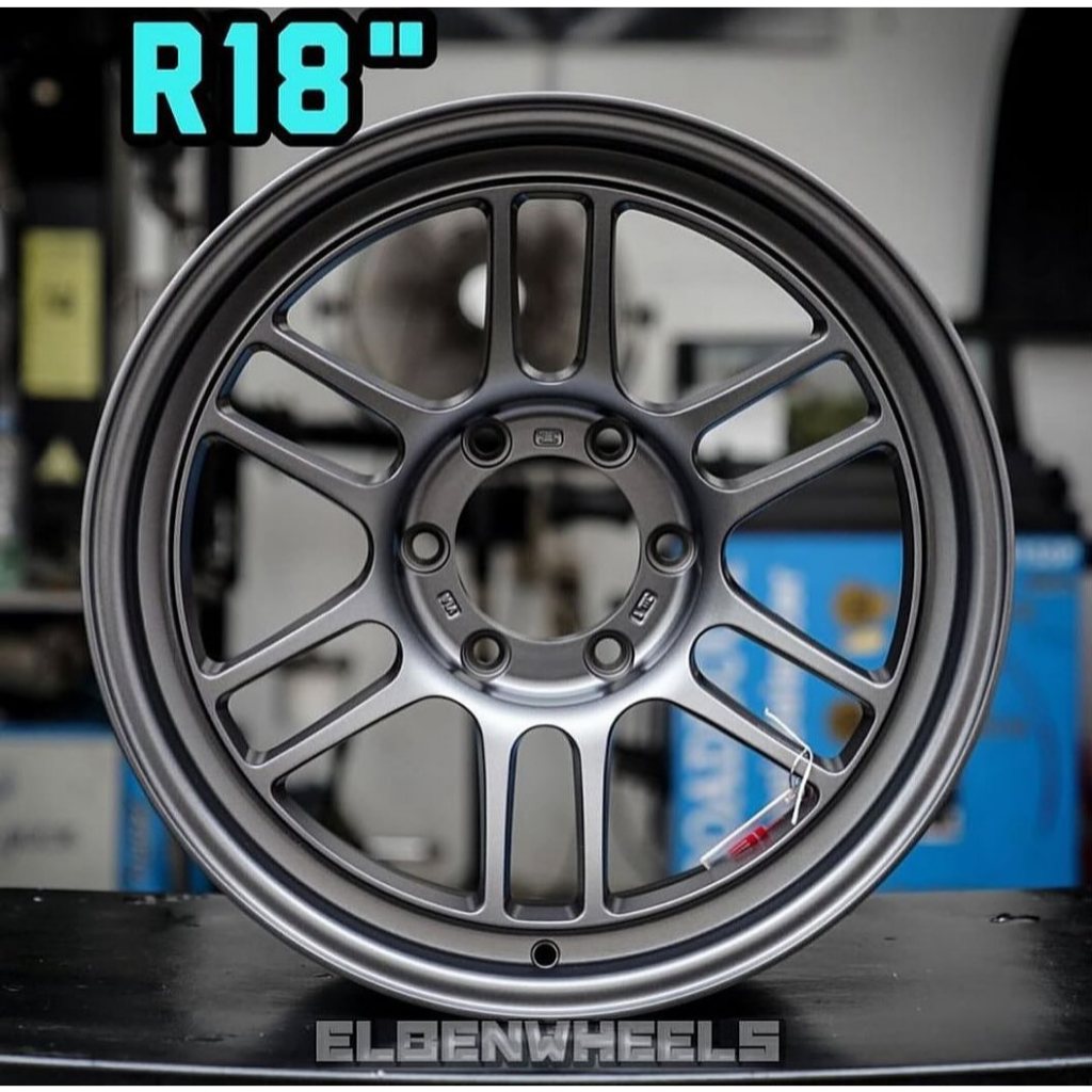 Velg Mobil Racing 100% BARU⁣⁣ JF LUXURY WINCH ENKEI RPT Flow Forged R18” PCD SUV 6x139 Lebar 9 ET 0 