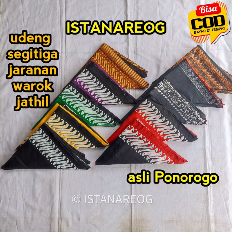 udeng jathil / iket jathil / udeng warok / udeng jaranan / udeng segitiga / udeng Ponorogo / uden ja