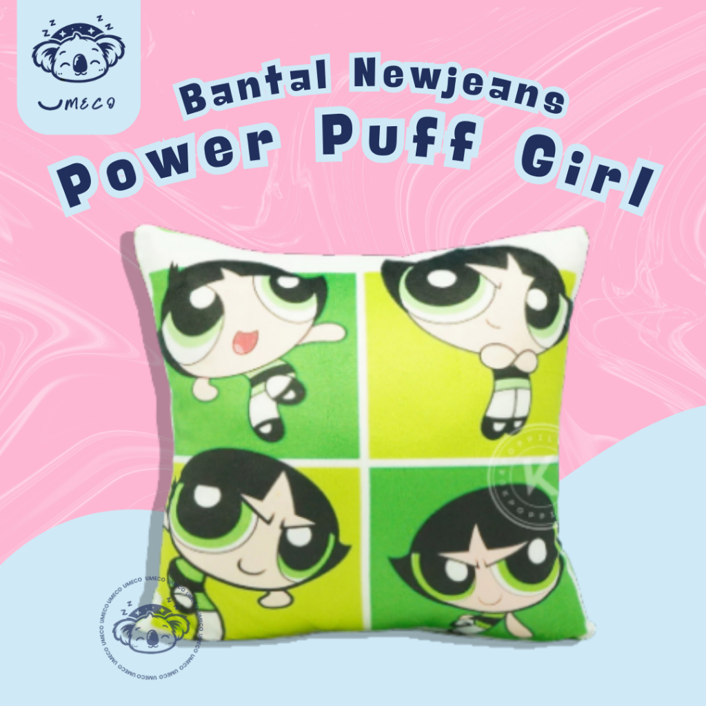 RK UMECO - Bantal Sofa Kpop 40 x 40cm NewJeans Power Puff Girl - U050