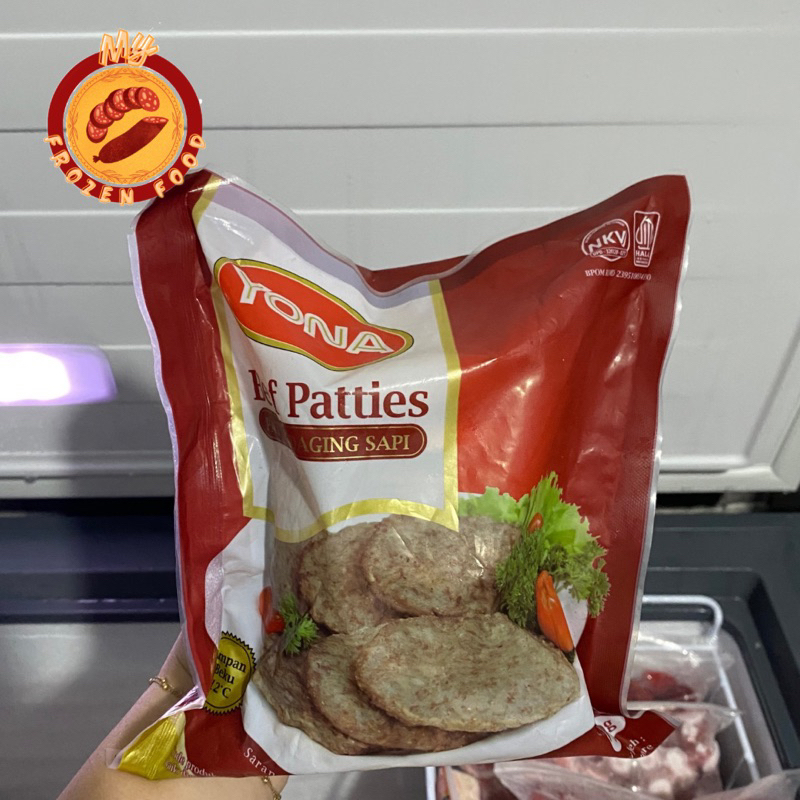 

Yona beef patties daging sapi isi 10pcs