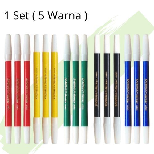 

Spidol Snowman Warna Kecil 1 Set isi 5 Warna