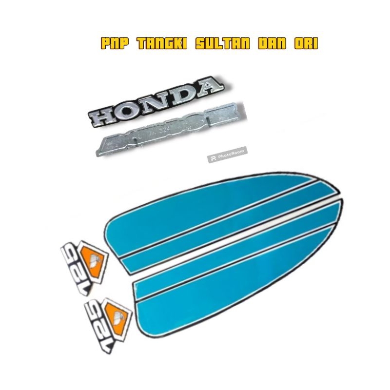 (COD) STIKER CB 125 SET EMBLEM TANGKI CB125 IMPOR STRIPING CB125 SET EMBLEM TANGKI CB125 PNP TANGKI 