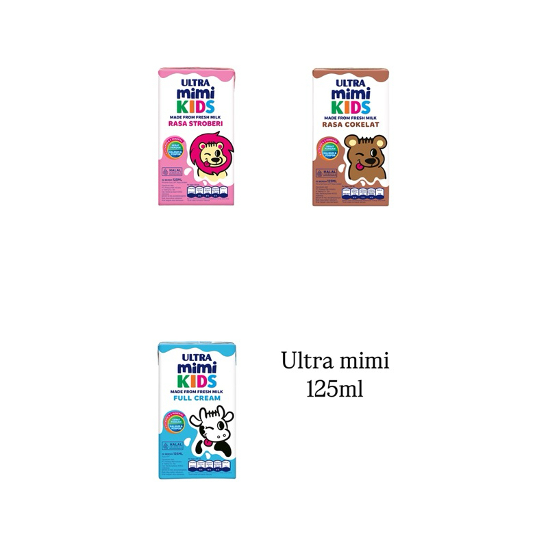 

Ultra Mimi Kids Susu UHT Kotak 125ml