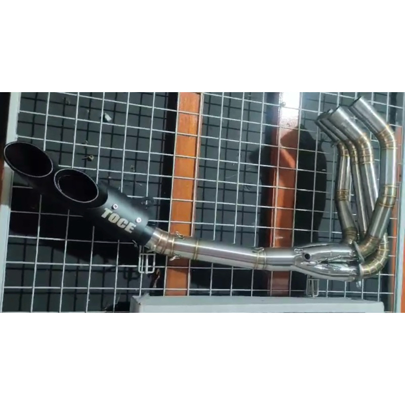 knalpot racing ninja zx25r TOCE full system