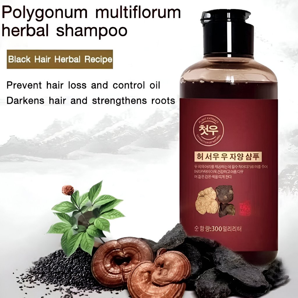 Blackening Shampoo Yurizumi Original Menghitamkan Rambut Beruban Permanen