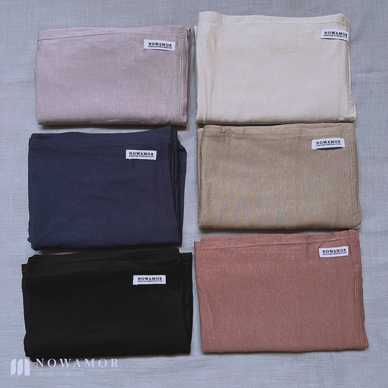 Nowamor - Hijab Pashmina Kain Rayon Premium