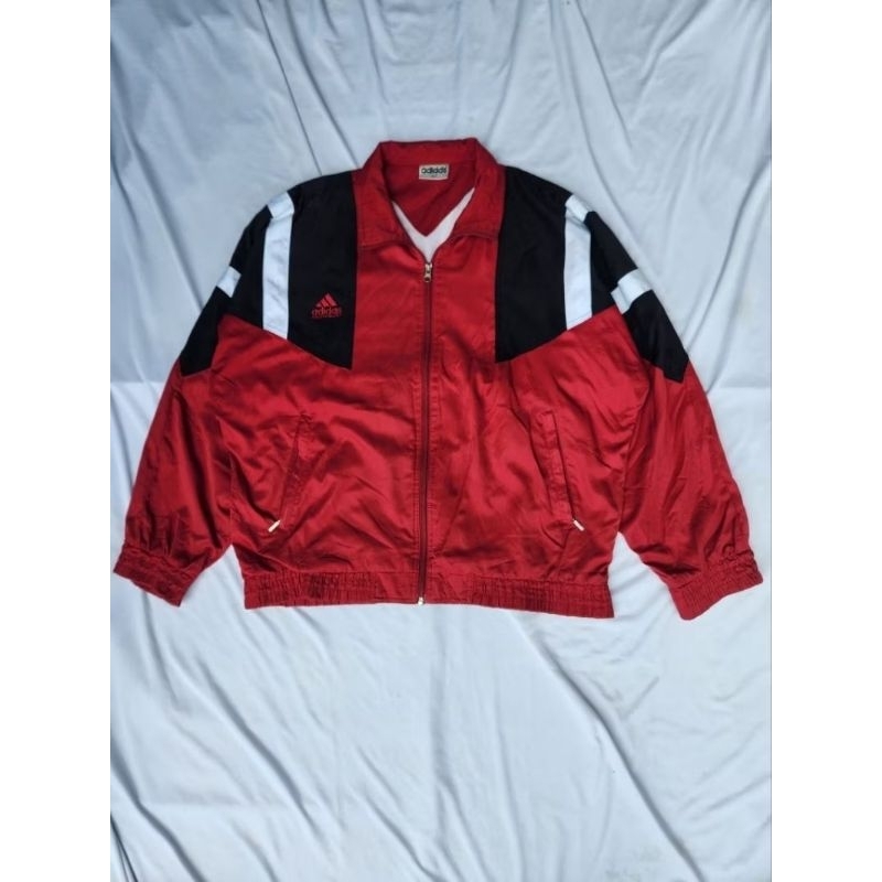 Jaket Windbreaker Vintage ADIDAS EQUIPMENT Pria Wanita Original Second Murah