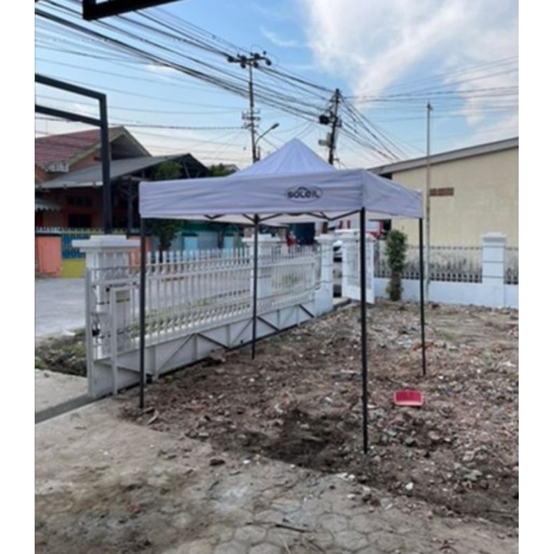 SOLEIL Tenda Gazebo 2x2M Merah Gazebo New Arrival