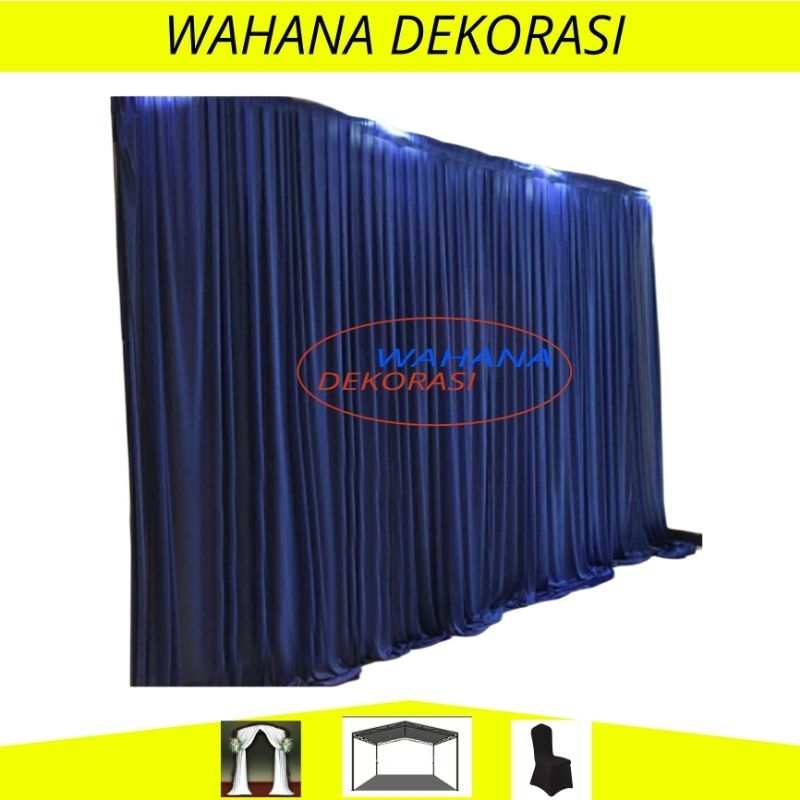 Kain backdrop tunangan/lamaran 3x3
