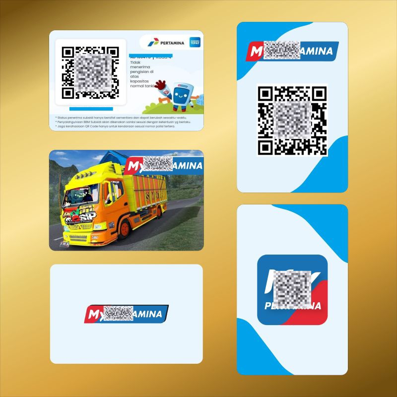 

Kartu My Pertamina bahan PVC Card Tebal Sehari Jadi