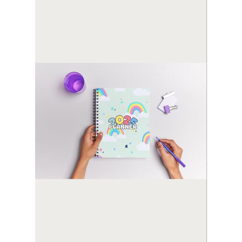 

Planner Book 2025 Planner Book Planner Rainbow Placeholder