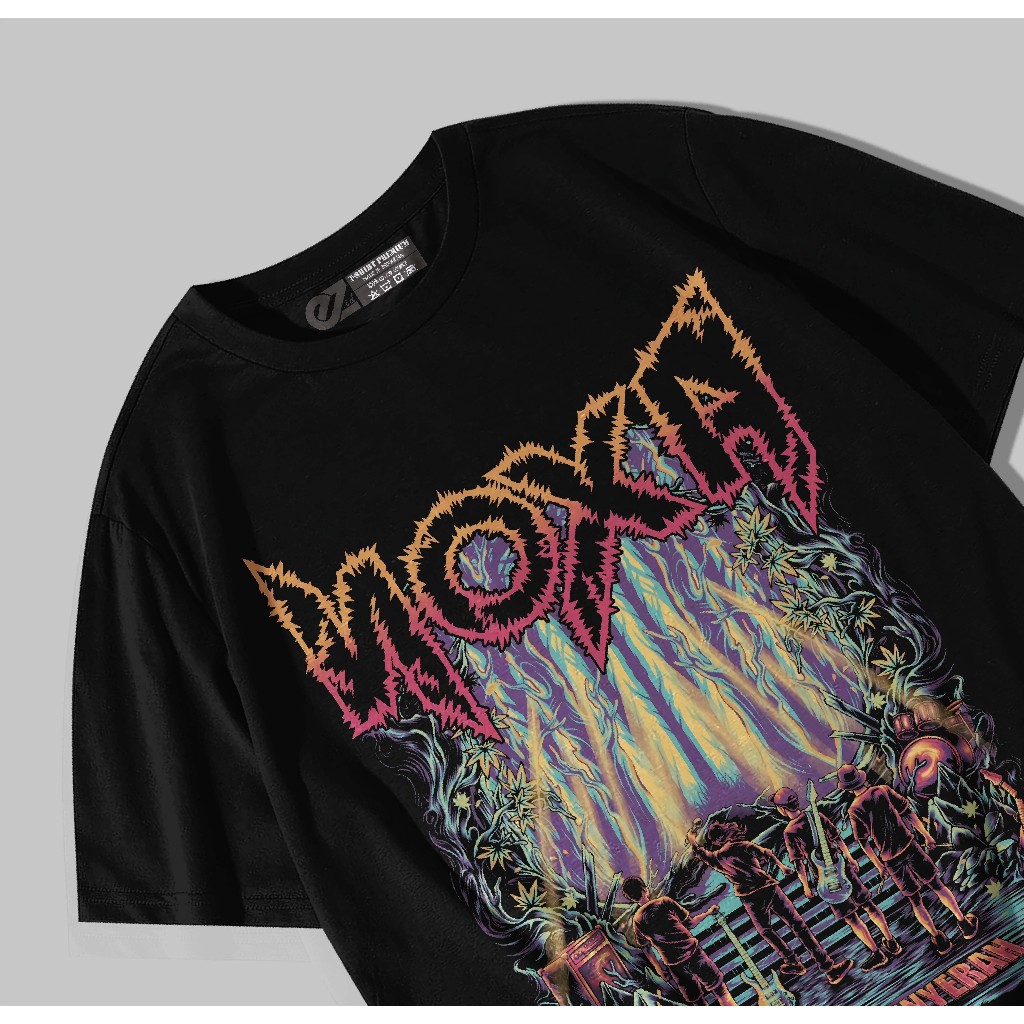 T-shirt Noxa - Tak Akan Menyerah | Kaos Band Noxa Hitam