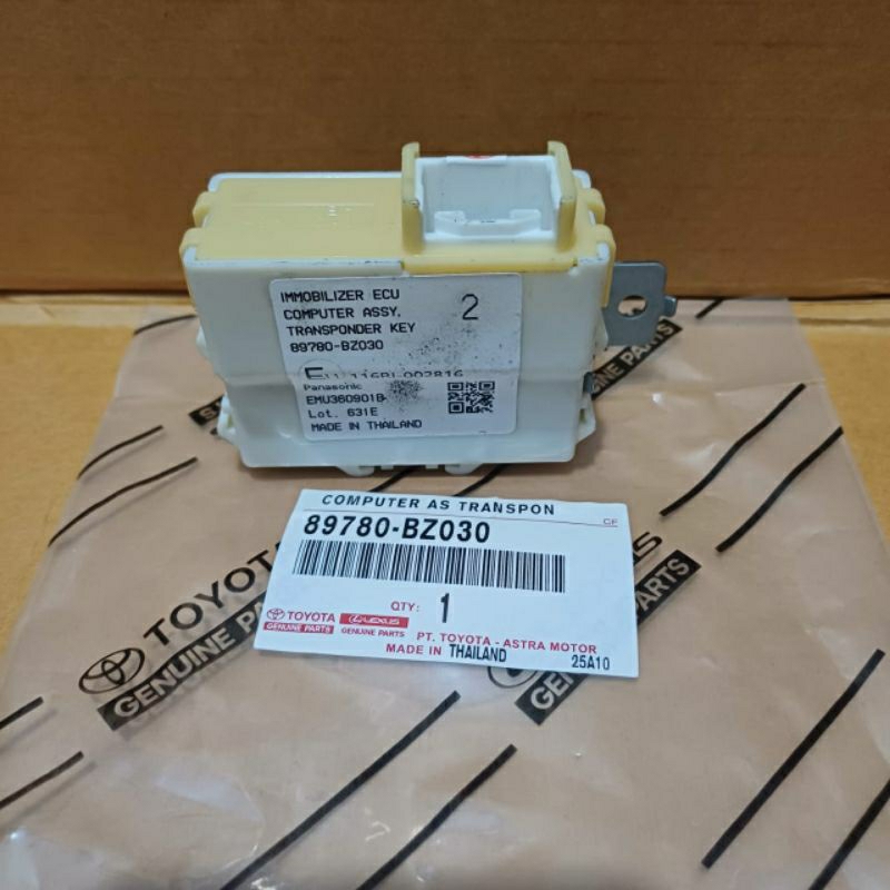 Ecu Komputer Computer Immobilizer Calya 89780-BZ030 Asli