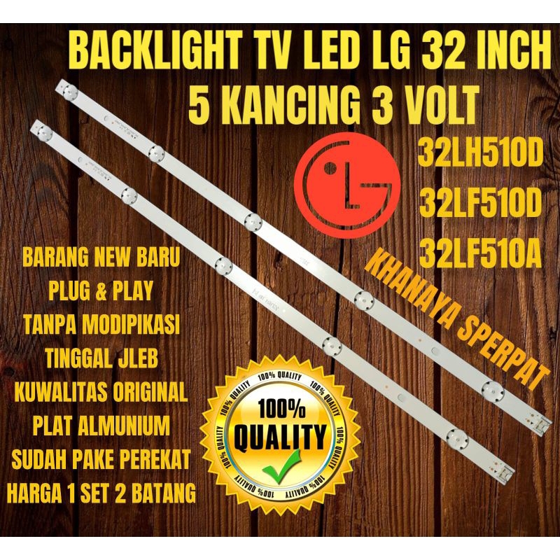 BACKLIGHT TV LED LG 32INC 32LH510D 32LF510D 32LF510A