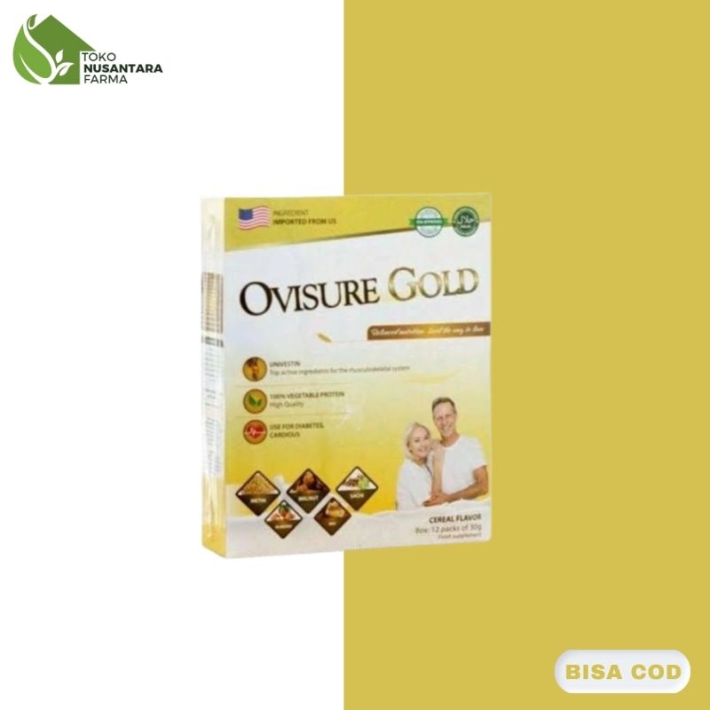 

OVISURE GOLD Susu Vitamin Tulang Dan Nyeri Sendi Saraf Kejepit Keram Asteoporosis Original BPOM