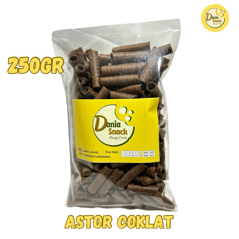 

SNACK/CAMILAN ASTOR COKLAT [250GR]