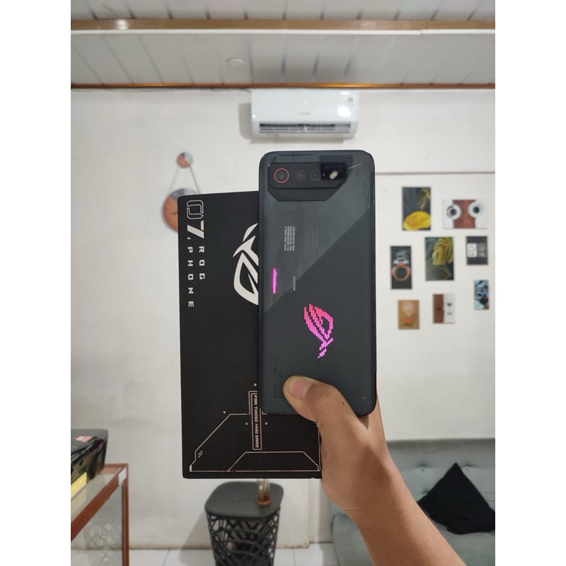 Rog Phone 7 12/256 Second Hitam