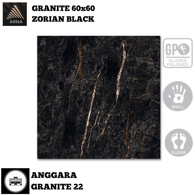 Granit 60x60 Arna Zorian Black