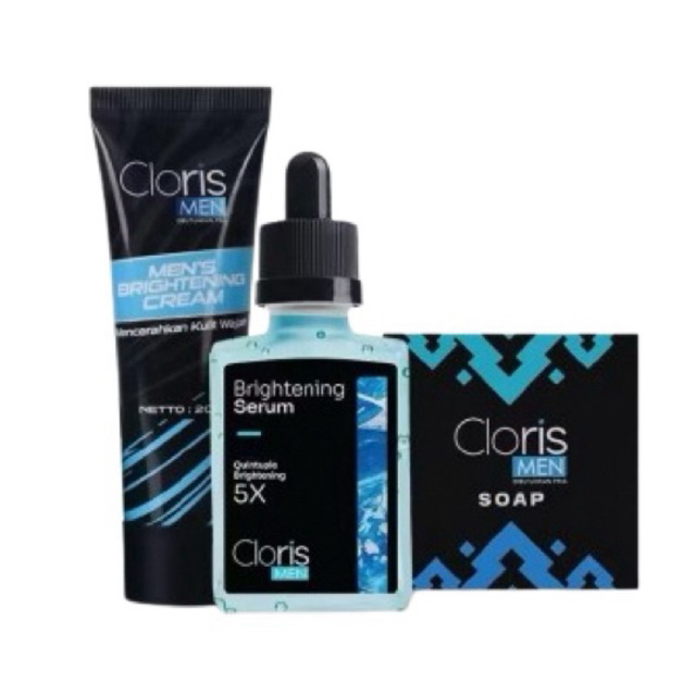 Clorismen Brightening Series - Paket Perawatan Kulit cerah dan glowing pria