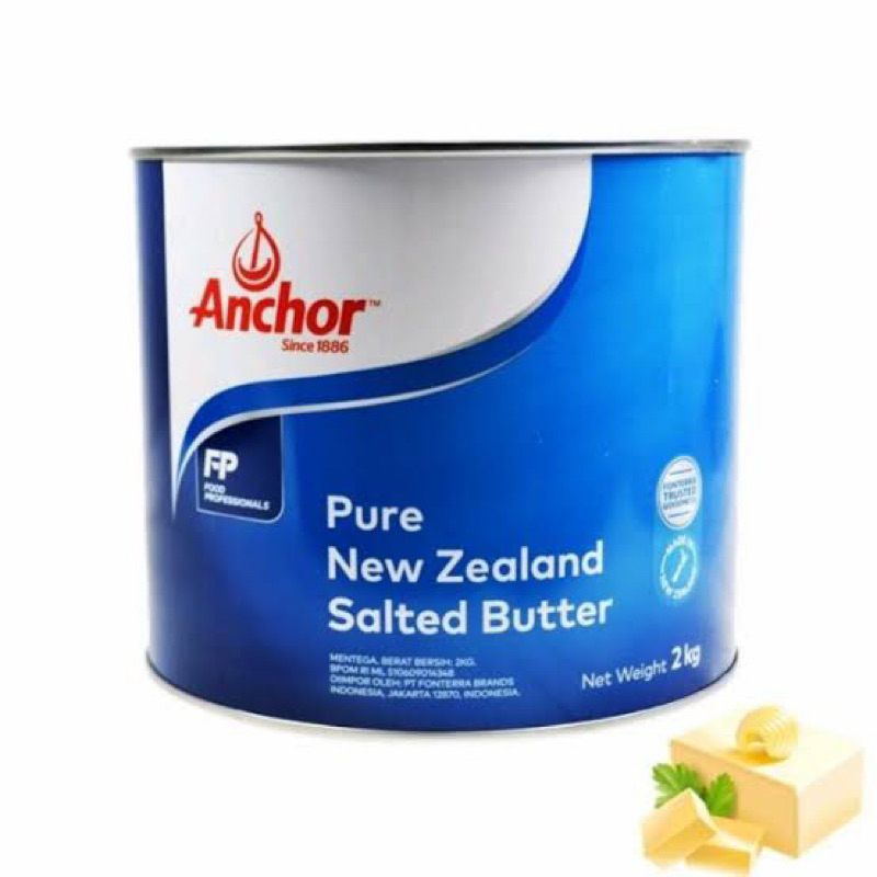 

ANCHOR SALTED BUTTER ORIGINAL 2kg / MENTEGA ASIN NEW ZEALAN