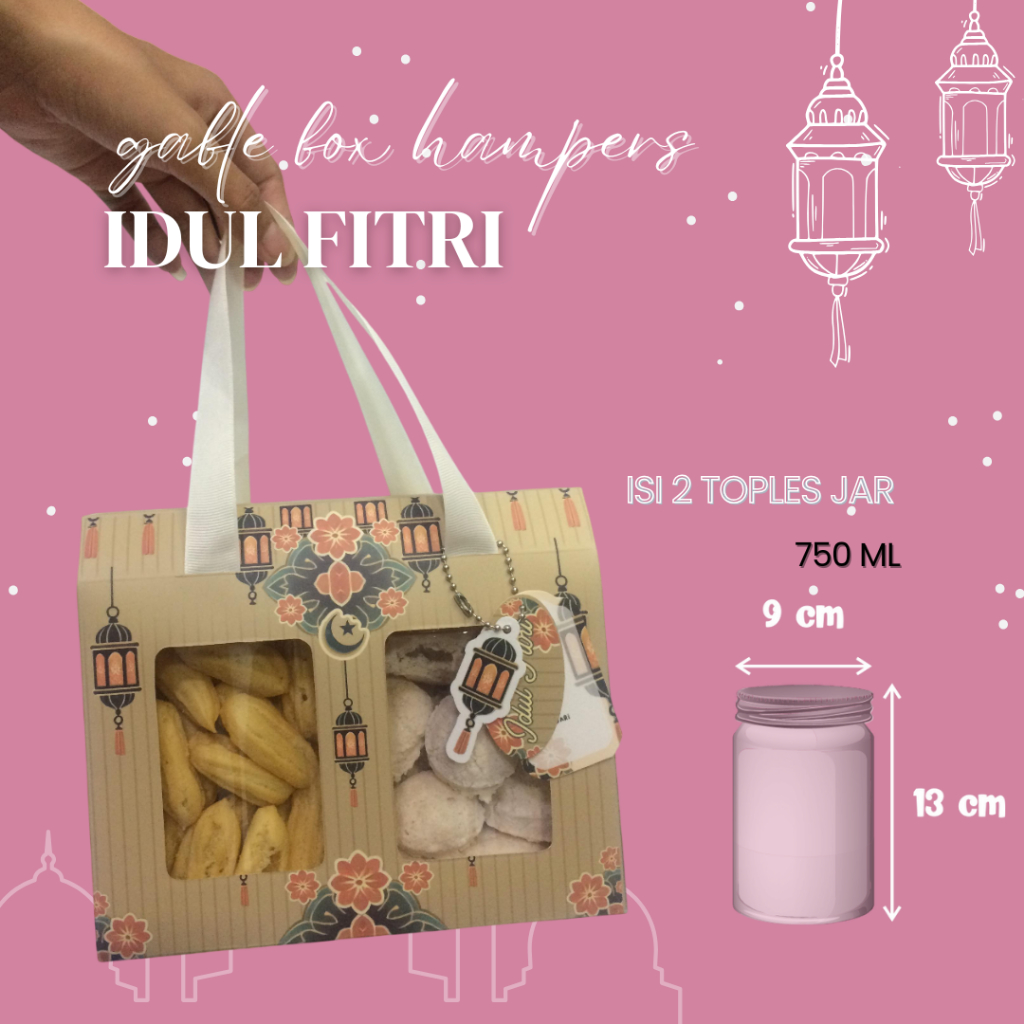 

Gable Box Hampers Special Idul Fitri cream/ box hampers/ box hampers kue kering/ box kuker/ special ramadhan dan lebaran