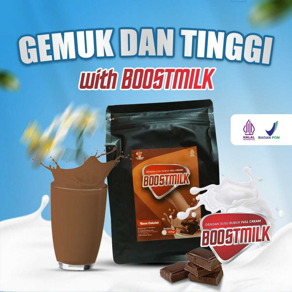 

BOOSTMILK WEIGHT GAIN RASA COKLAT 1KG - SUSU GEMUK BADAN IDEAL SERTA UNTUK TINGGI BADAN