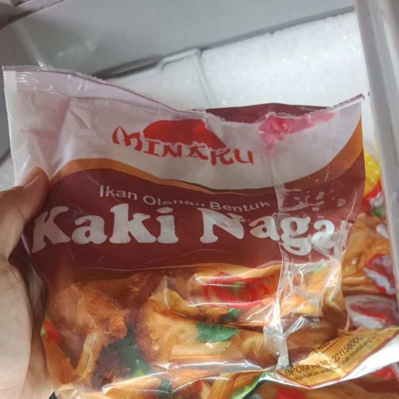 

Ikan Olahan Bentuk Kaki Naga 500 gr