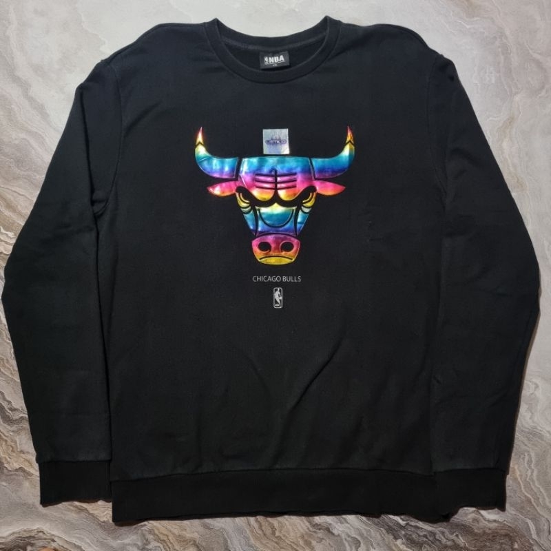 Crewneck NBA Chicago bulls Rainbow